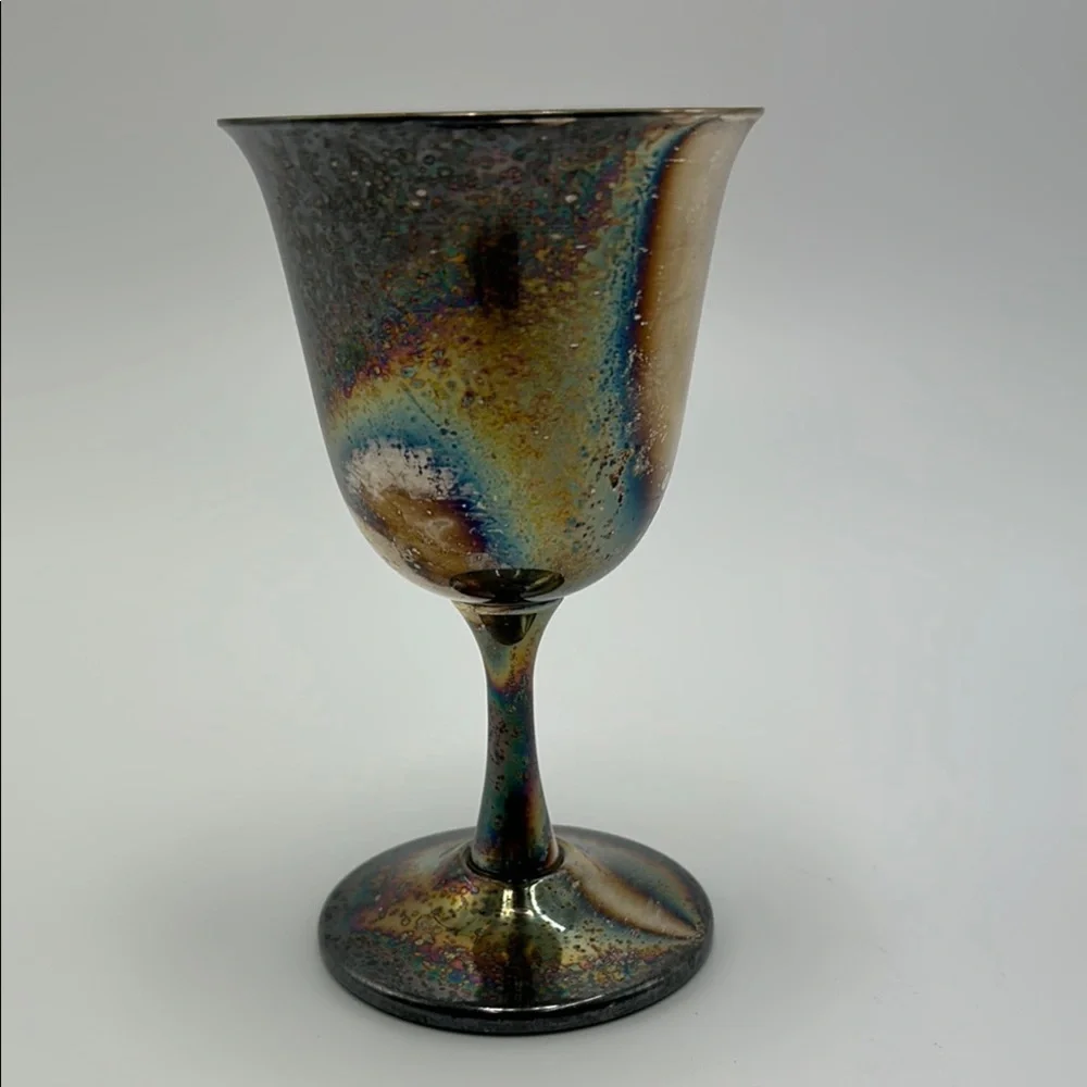 Vintage Sheridan EPS Chalice Goblet Stem Footed 5.4inch Tall